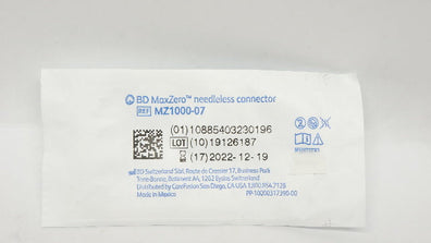 CareFusion MZ1000-07 MaxZero Ndleless Connector